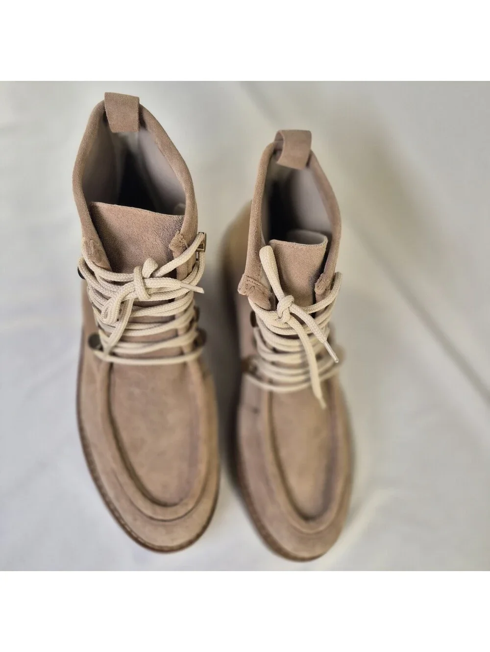 Boden Mens 41 Gowrie Truffle Lace up Suede Desert Ankle Boots